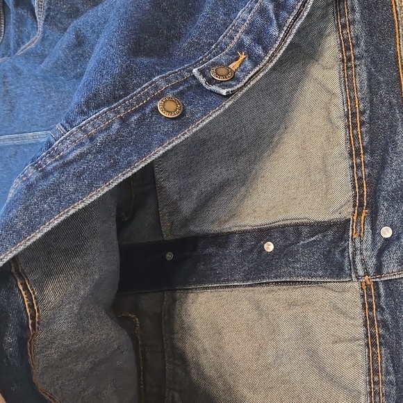 Vintage Wrangel Mens Y2K Rugged Wear Blue Denim Jacket Sz XXL USA - Picture 7 of 9